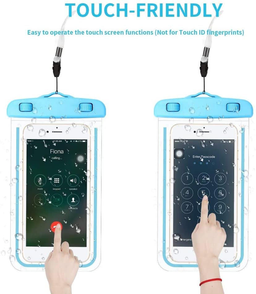 Waterproof Mobile Pouch Cover for All Mobiles, Cellphone Dry Bag Compatible for iPhone, Samsung, Mi, Redmi, Oppo, VIVO, All Other Smartphones up to 6.5 inches view 5