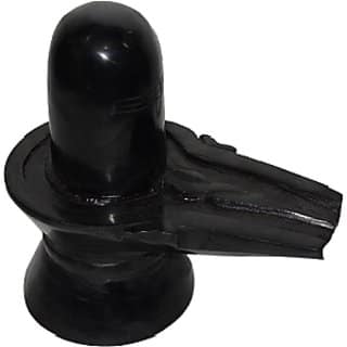 Black Marble shivling original natural crystal shivlingam for puja purpose