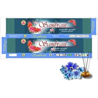 Navamallika Agarbatti Sambarani Sticks Sambarani Multi Fragnance (20, Set Of 5)