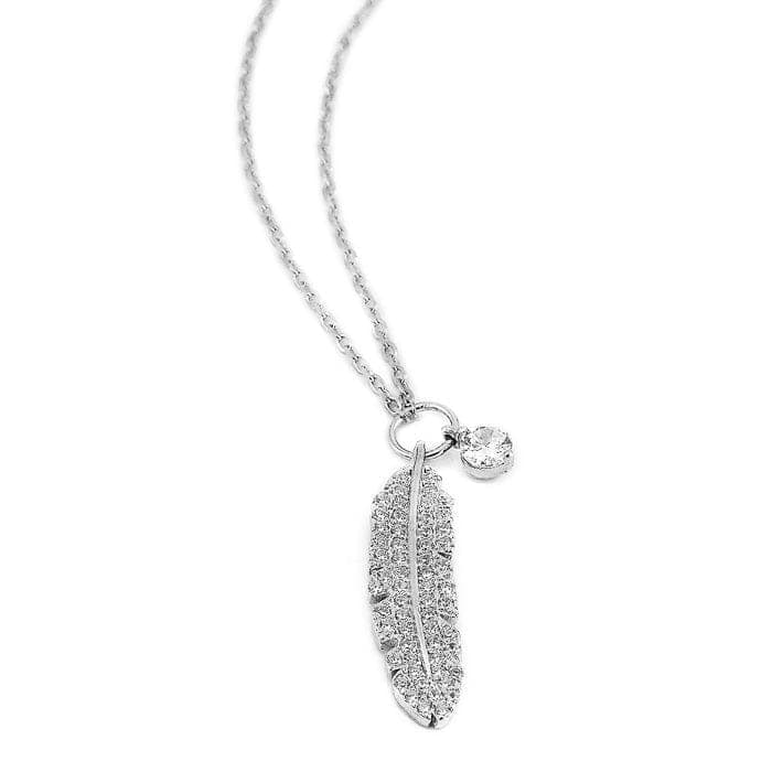 Silver Quill Necklace view 4
