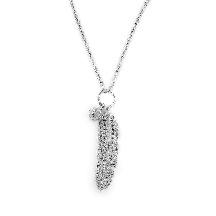 Silver Quill Necklace view 7