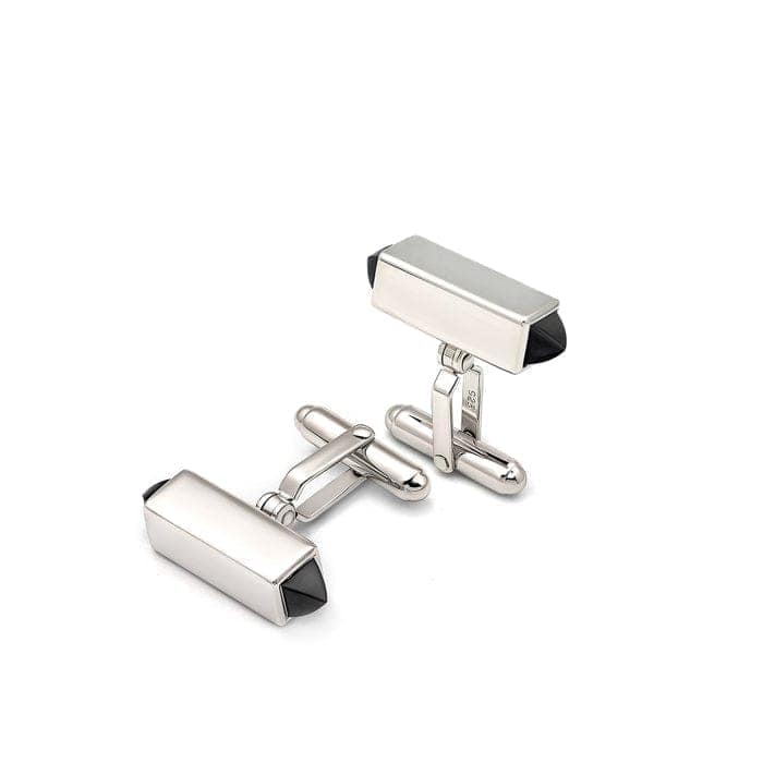 Silver Modern Black Limited Edition Cufflinks view 5