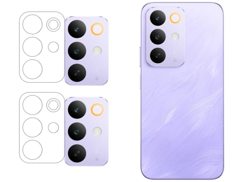 ISAAK Back Camera Lens Protector compatible for Realme C85 5G|Realme C85 Pro (Pack of 2)