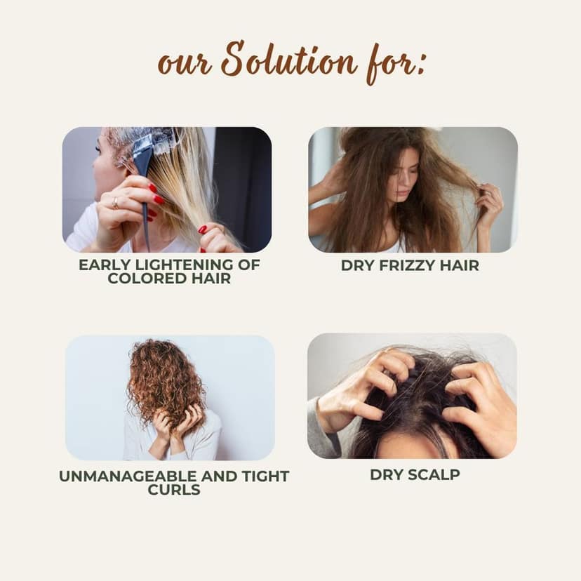 MrilQ Violet Breeze | Conditioning Shampoo | Dry, Curly, Chemically Treated Hair | Sulphate, Paraben & SLS Free view 8