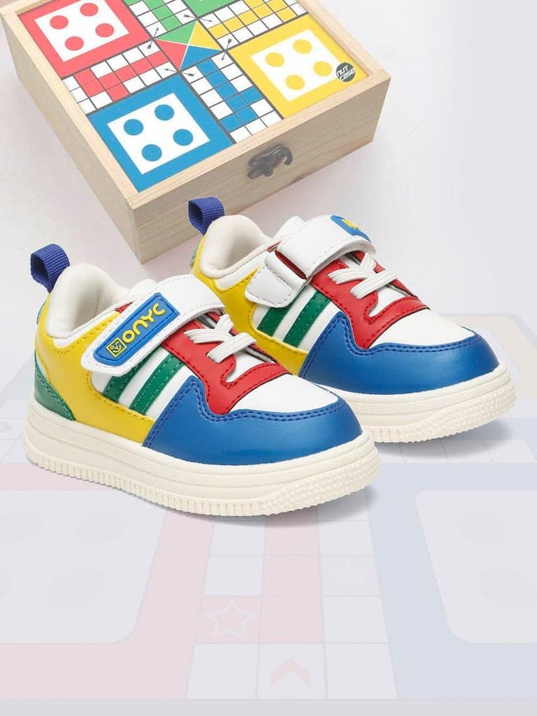 Ludo Comfortable & LightWeight Sneakers With Elastic Laces - Multicolor (Unisex)