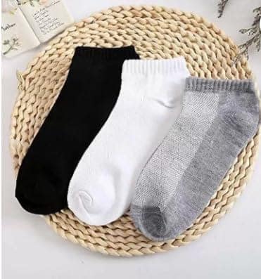 ShriGeeta Enterprises Unisex Ankle Socks (Combo & Pack of 3) Free Size view 2