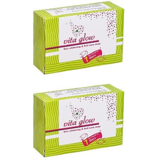 Vita Glow Skin Whitening Anti Acne Soap - 135g (Pack of 2)