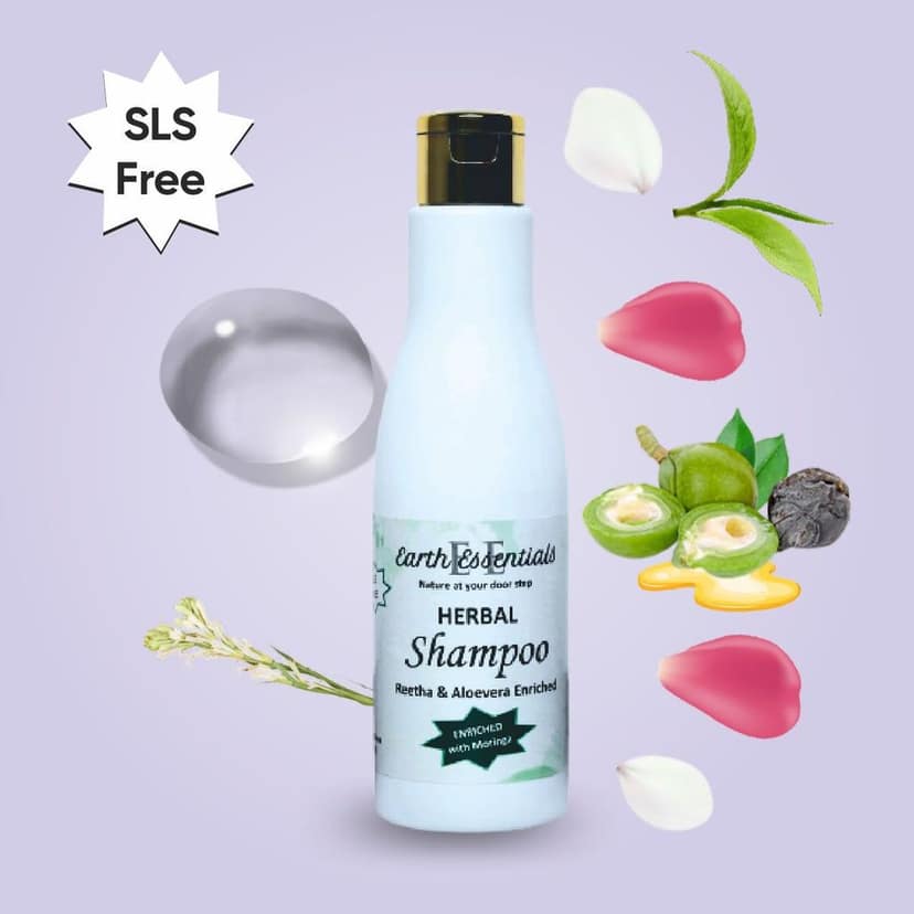 Herbal Shampoo with Moringa Sulfate Free view 2