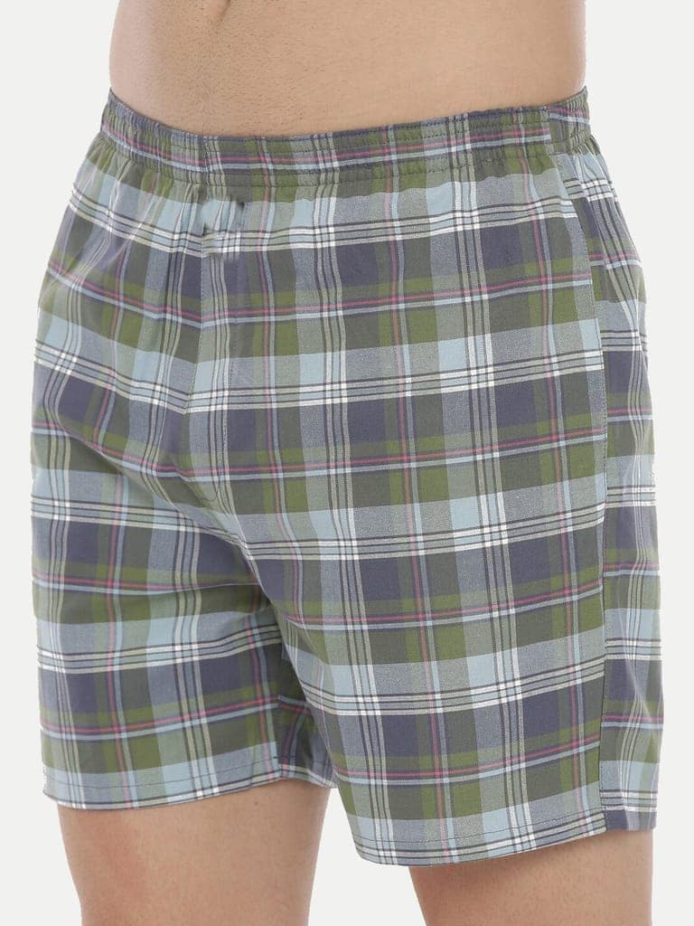 Mens Cotton Assorted Boxers 2 Pcs Pack view 3