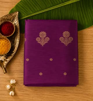Handloom Chanderi Silk By Cotton Saree