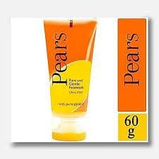 Pears Pure And Gentle Daily Cleansing Facewash, Mild Cleanser With Glycerine, 60 G