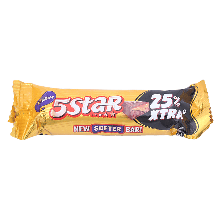 Cadbury 5 Star Chocolate Bar, 19.5 G