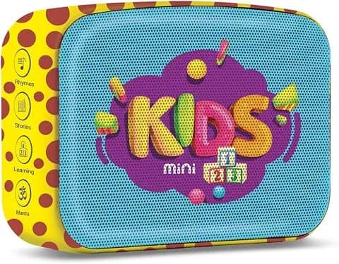 Saregama Carvaan Mini Kids - Pre-Loaded with Stories, Rhymes, Learnings, Mantras with Bluetooth/USB/Aux in-Out view 2