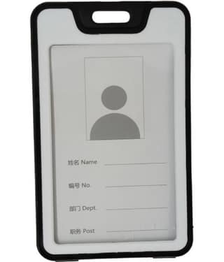 Dey 's stationery store - Plastic Card Holder ( Pack 1 )