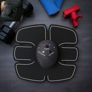 Wireless 6-Pack Abs Stimulator – Rechargeable Vibrating Muscle Exerciser & Body Massager for Abdominal Training