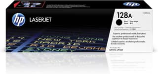 HP 128A Original LaserJet Toner Cartridge, Black