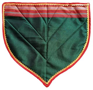 Decorative Khan Pan - Vibrant Green Diamond Pattern Home Decor Mat