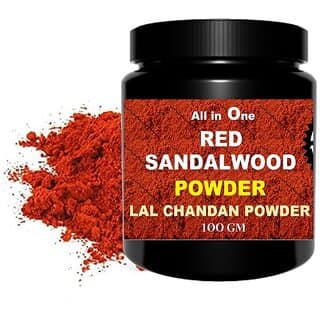 Red Sandalwood Powder Black Jar view 2