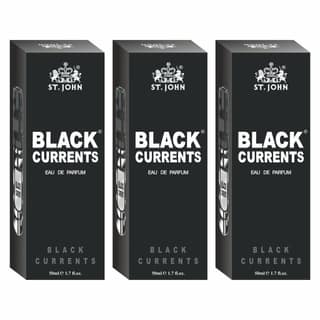 ST-JOHN Cobra Black Current 50ml Pack of 3 Body Perfume Spray Gift Pack Eau de Parfum - 150 ml (For Men & Women)