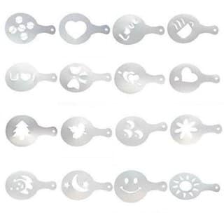 JonPrix 16 Coffee Stencil 16pcs Creative Design Coffee Stencil Coffee Latte's or Hot Chocolate view 2