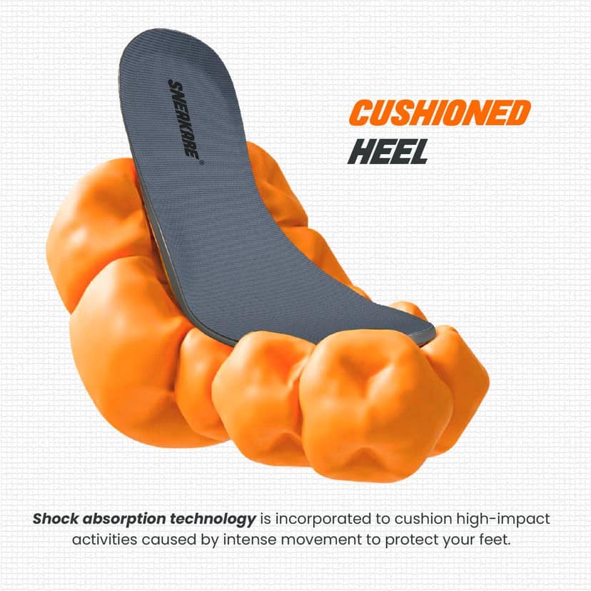 SNEAKARE Shoe Insoles, Antislip Insoles With Trimmable Feature, Super Soft And Extra Comfortable, Suitable For Sneaker, Canvas, Crocs, Boots & Casuals, Pack of 1 Pair (Size Uk7-Uk11.5) Large view 6