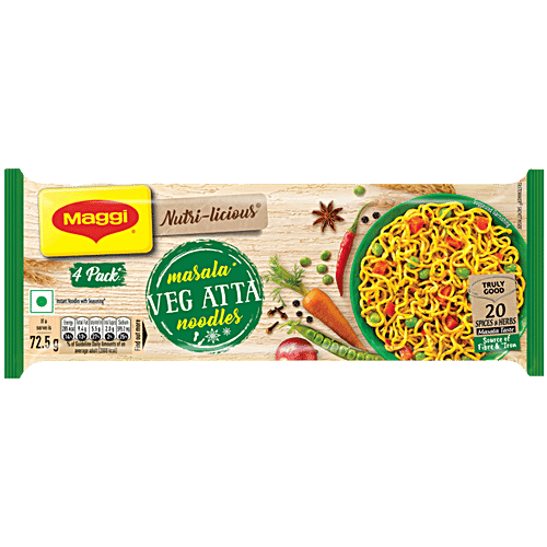 Nestle Maggi Nutri-Licious Masala Veg Atta Noodles, 290G