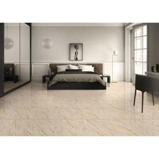 Orientbell Floor Tiles PGVT Sofitel Gold Vein Marble 4 Pcs