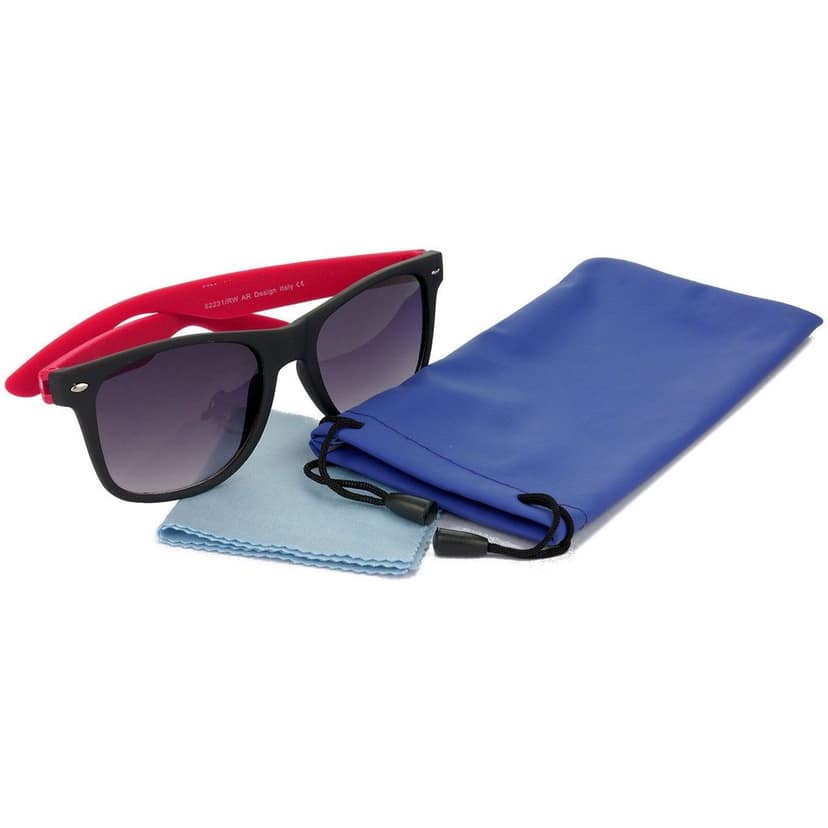 HRINKAR Pilot And Rectangular Stylish Sunglasses For Men And Women (Grey And Grey Lens | Grey And Black Frame - HCMB134) With Free Paper 3D Glass view 8