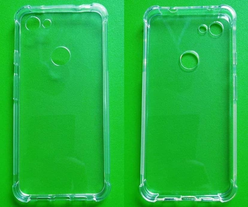 TIYA Case Clear for Google Pixel 3A XL TPU Four Corners Cover Transparent Soft view 2