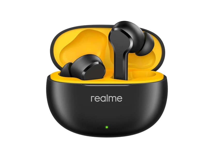 Realme TechLife Earbuds T110 Bluetooth Truly Wireless in Ear Earbuds with mic, AI ENC for Calls, Google Fast Pair, 38 Hours Total Playback - Black