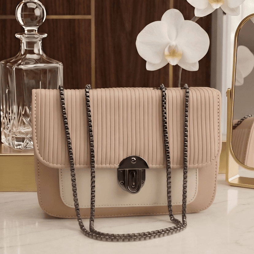 Classic Caramel Elegance Sling Bag view 2