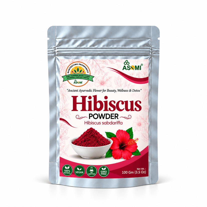 Hibiscus Powder | Natural Hair Conditioner | 100 grams - 100 gm view 4