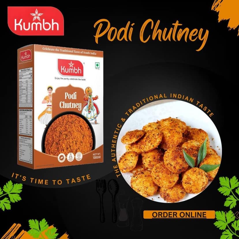Kumbh Podi Chutney 100 Gm view 3