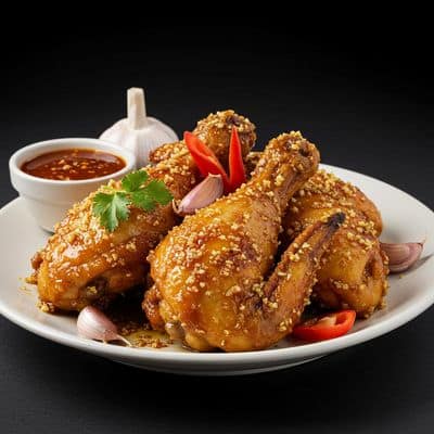 Garlic Chicken (Dry Or Wet)