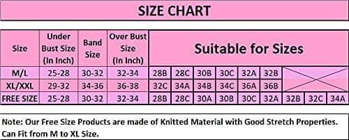 Chintels Women's Girl's Spandex Removable Padded & Non Wired Seamless Tube Bra Pack of 1 view 7