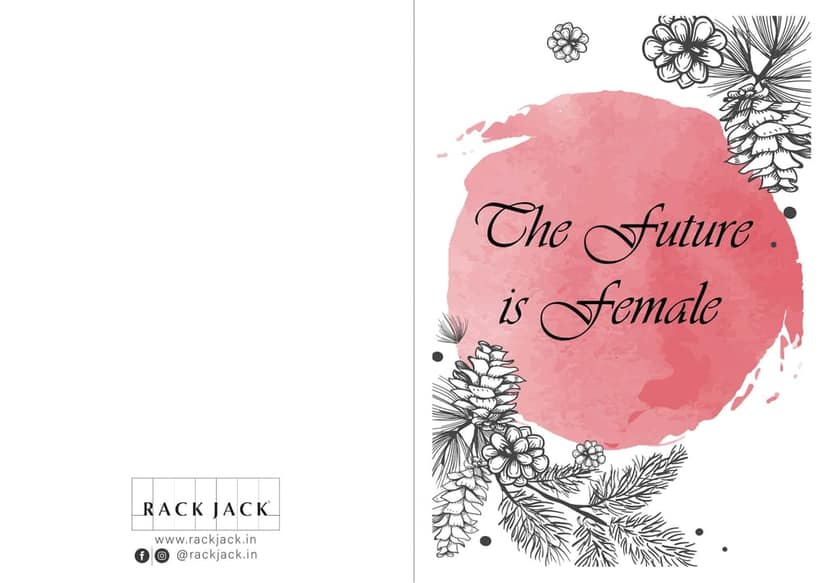 Rack Jack Greeting Card - The Future Is Female view 2