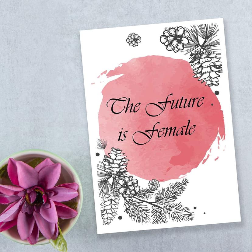 Rack Jack Greeting Card - The Future Is Female view 3