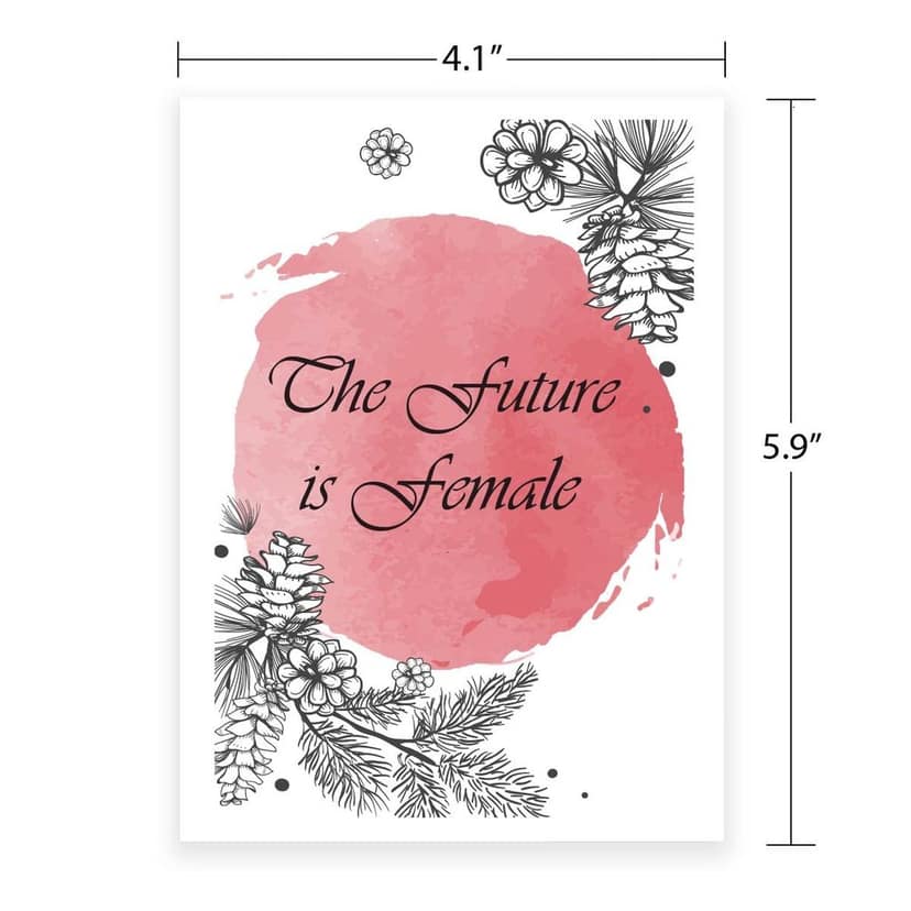 Rack Jack Greeting Card - The Future Is Female view 4