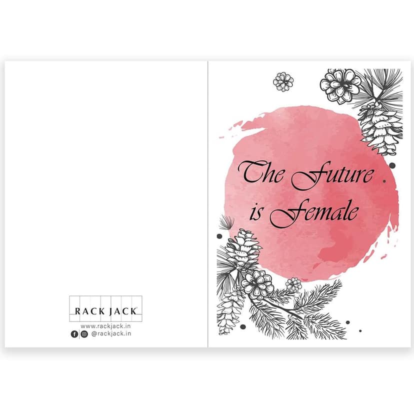 Rack Jack Greeting Card - The Future Is Female view 5