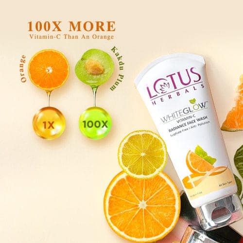 Lotus Herbals Whiteglow Vitamin C Radiance Face Wash (100 g) view 3