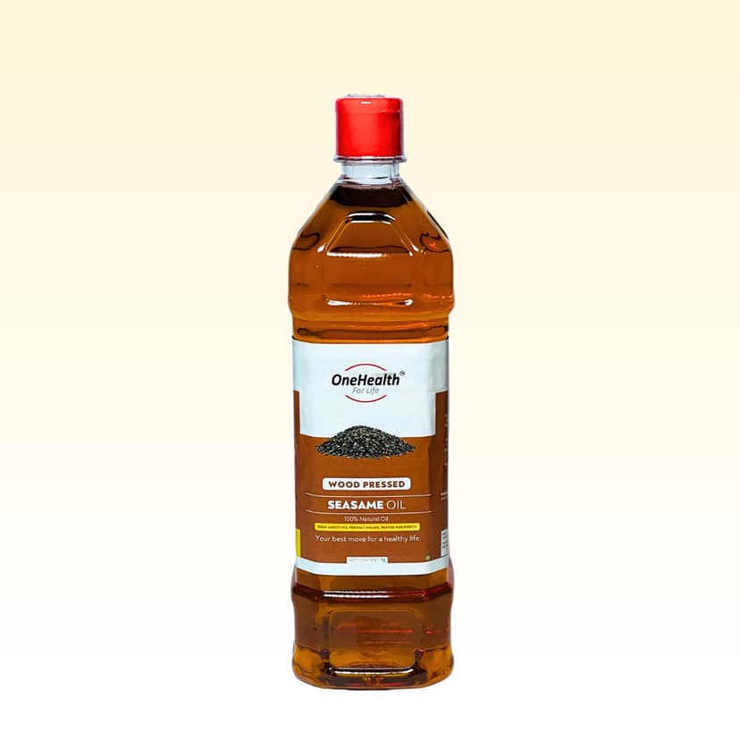 OneHealth Wood Pressed Sesame Oil, 1 L