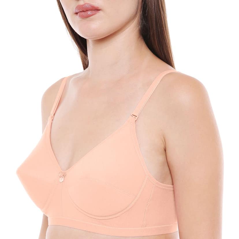 Bodycare Women Cotton Full Coverage Lightly Padded Regular Bra 1574-PCH view 5