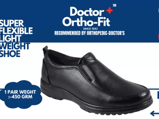 Orthofit 1080 Slip On For Men (Black, Black)
