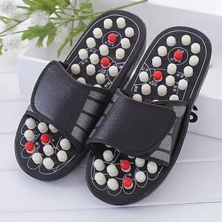 ACUPRESSURE PADUKA/SLIPPER SPRING SLIPPER ACUPRESSURE MAGNETIC FULL BODY MASSAGE FOOT CARE YOGA PADUKA MASSAGER