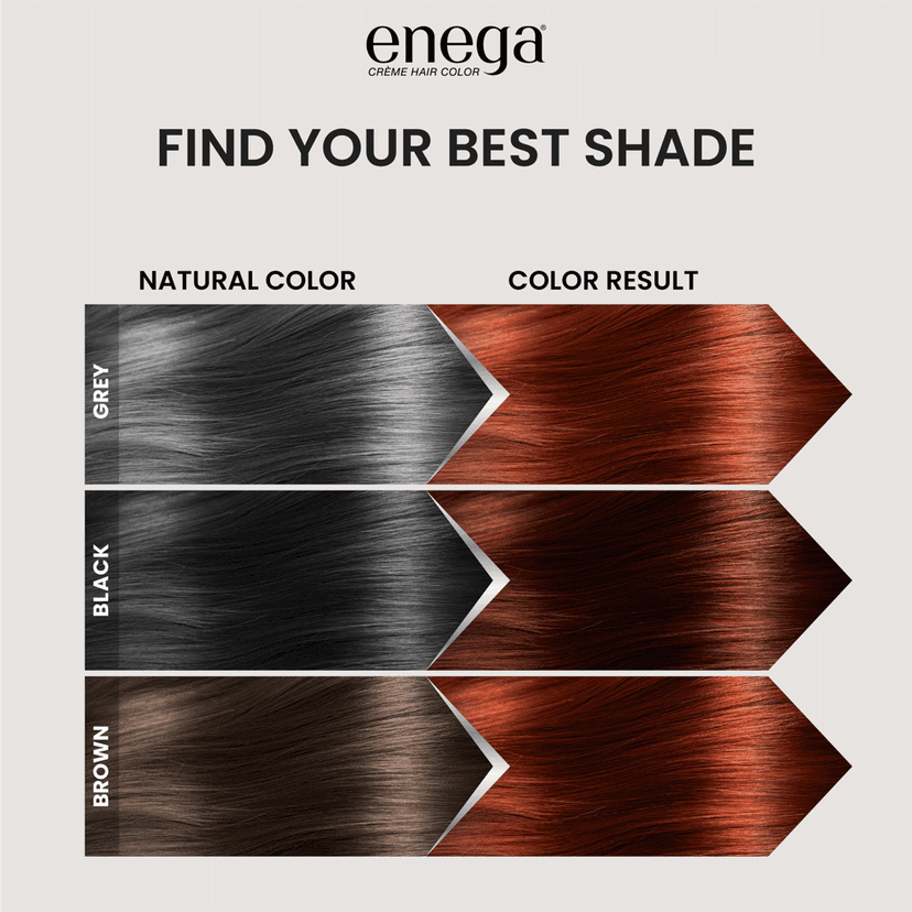 Enega Copper Red Hair Color Cream120ml | No Ammonia | With Argan Oil & Green Tea Extract | Nourishing & Long-Lasting view 7