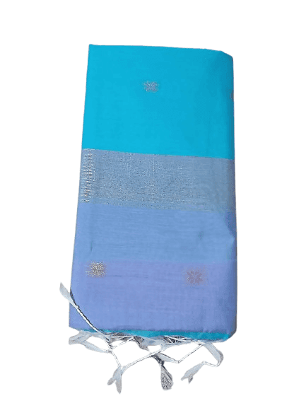 Kalyani Cotton Saree for Women | Soft Pure Cotton Saree with Blouse Piece | Traditional Daily Wear Handloom Style Saree | Lightweight Breathable Cotton Saree for Office, Casual & Festive Wear view 3