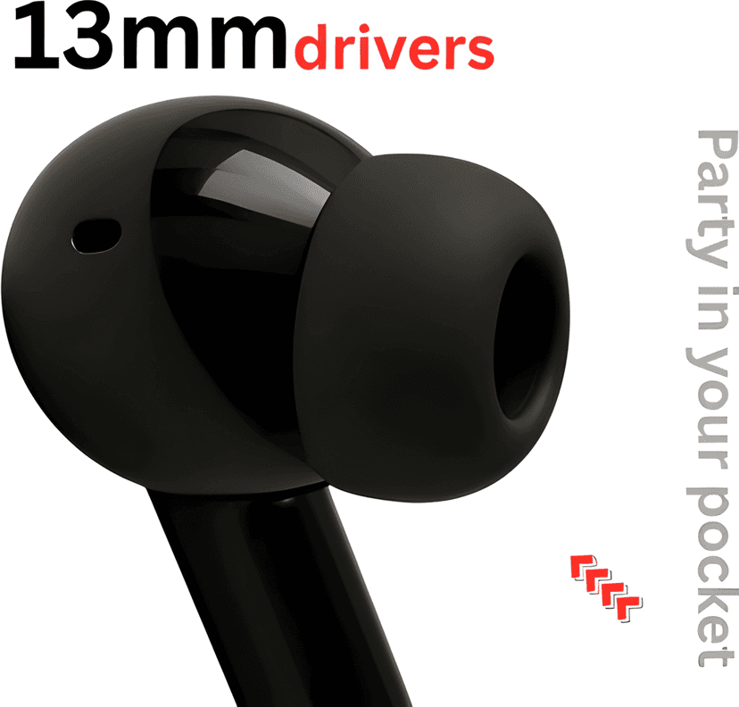 Wireless Bluetooth Earphones with up to 36 Hours of Playtime, Comfortable In-Ear Design, Portable Charging Case, Clear Audio Experience and Seamless Wireless Connectivity for Android Smartphones, iPhone and Other Bluetooth-Enabled Devices view 3