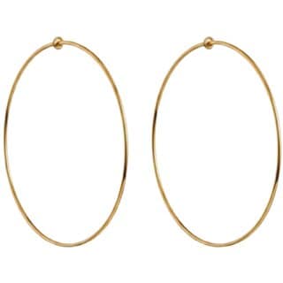 Kimti Bling Gold Hoops Earring