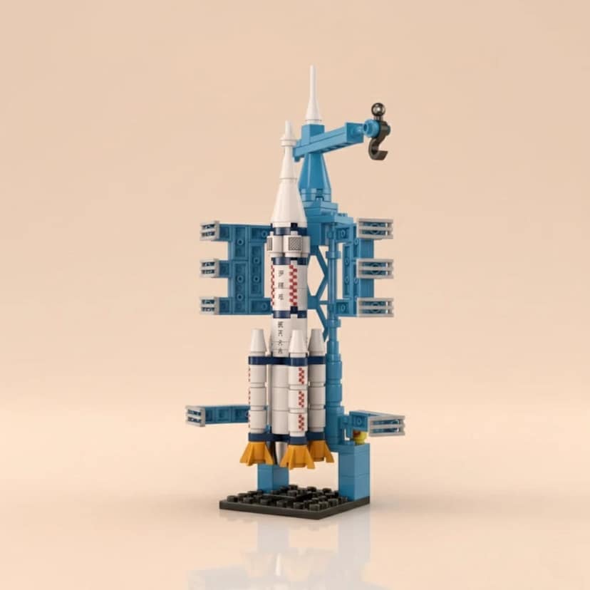 Space Rocket Building Block(1Pc)