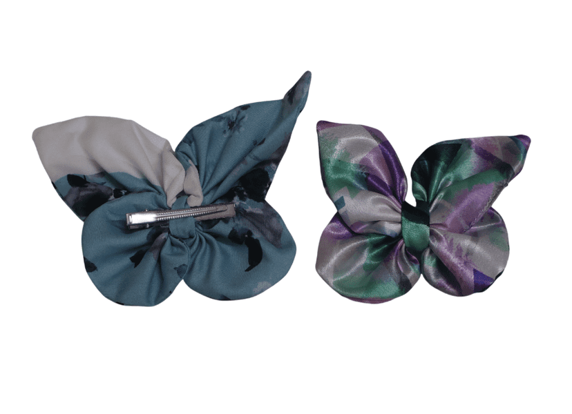 Hair Bows For Women, Bow Clips For Women - Barette Hair Clip - Luxury Silky Satin Hair Bow Clips view 3